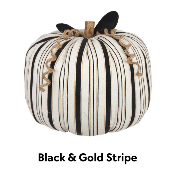 8" Fabric Stuffed Pumpkins - Picture 3 of 3